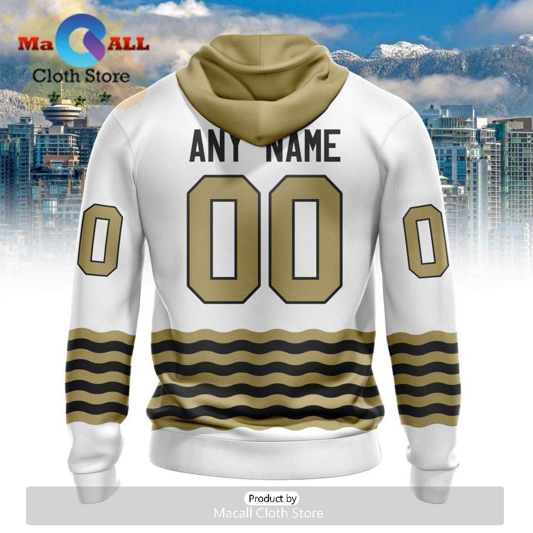 Custom NLL Vancouver Warriors City Hoodie Limited Edition