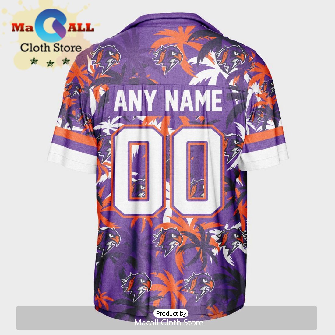 Custom Halifax Thunderbirds Using Home Color Hawaiian Shirt
