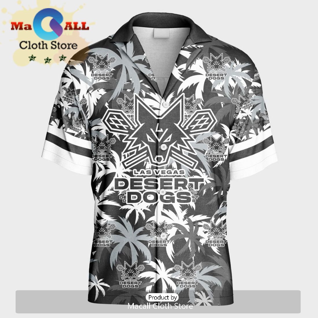 Custom Las Vegas Desert Dogs Using Home Color Hawaiian Shirt
