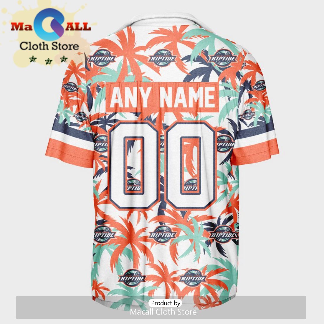 Custom New York Riptide Using Away Color Hawaiian Shirt