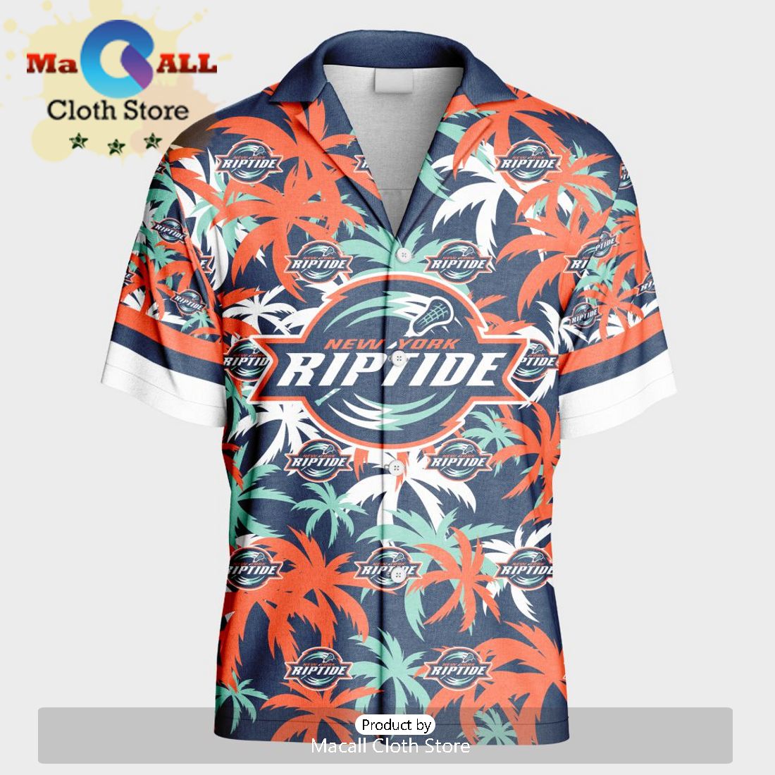 Custom New York Riptide Using Home Color Hawaiian Shirt