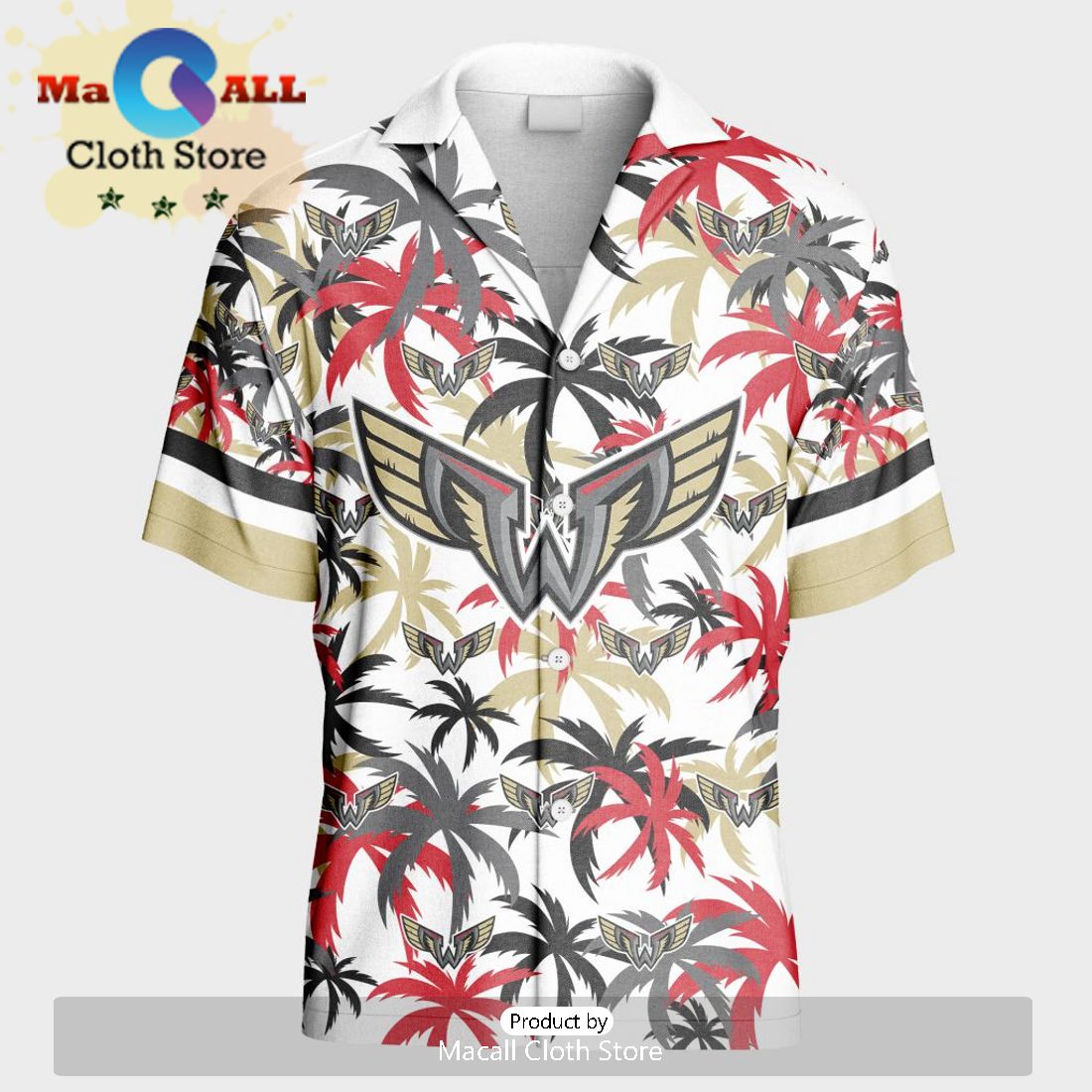 Custom Philadelphia Wings Using Away Color Hawaiian Shirt