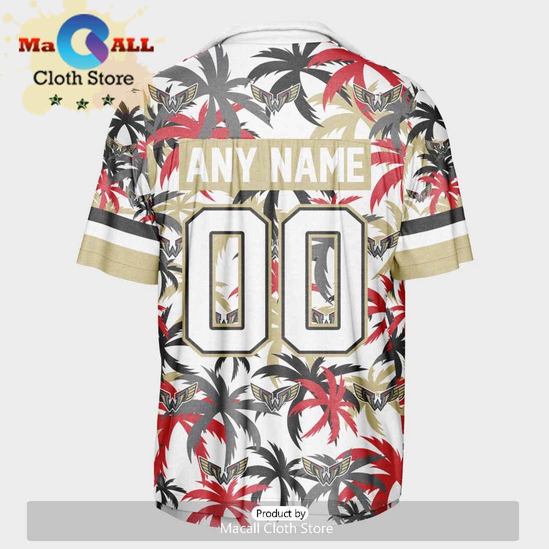 Custom Philadelphia Wings Using Away Color Hawaiian Shirt