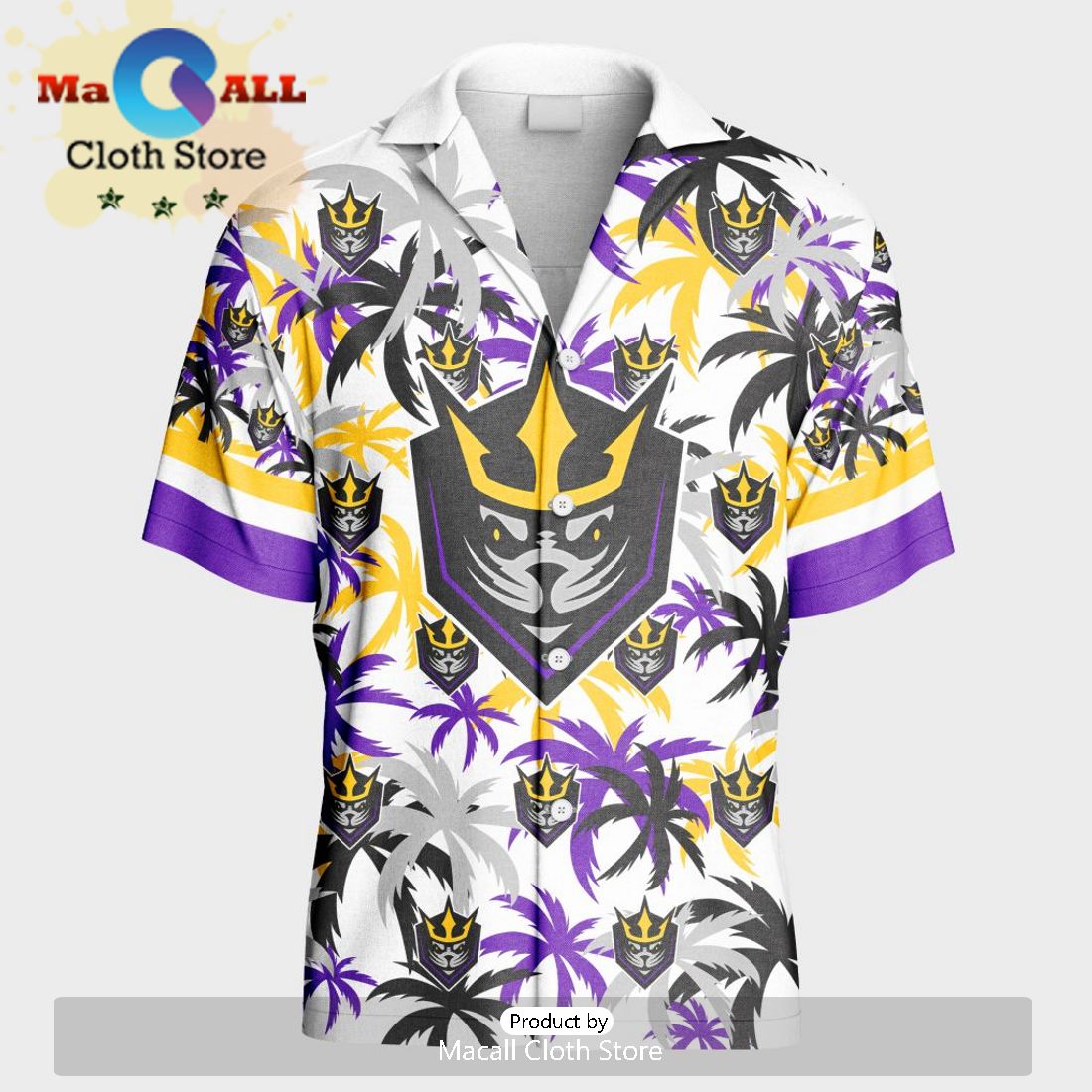 Custom San Diego Seals Using Away Color Hawaiian Shirt