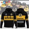 Boston Bruins Personalized Champion Custom Black 3D Hoodie