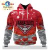 AFL Fremantle Dockers Special ANZAC Day Design Lest We Forget Hoodie