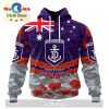 AFL Gold Coast Suns Special ANZAC Day Design Lest We Forget Hoodie