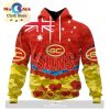 AFL Fremantle Dockers Special ANZAC Day Design Lest We Forget Hoodie