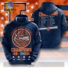 Illinois Fighting Illini 2024 Men’s Basketball Navy 3D Hoodie
