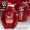 NC State Wolfpack 2024 Champs For The 919 Hoodie 3D