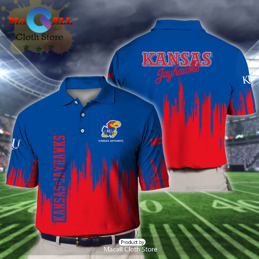 Kansas Jayhawks Polo Shirt