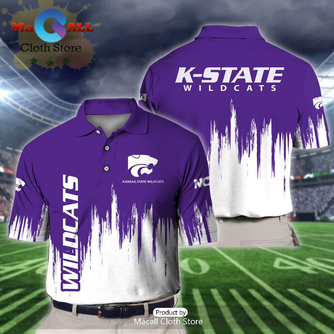 Kansas State Wildcats Polo Shirt