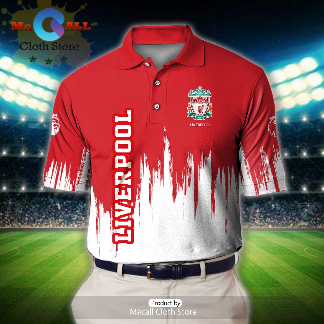 Liverpool Polo Shirt - Macall Cloth Store - Destination for fashionistas