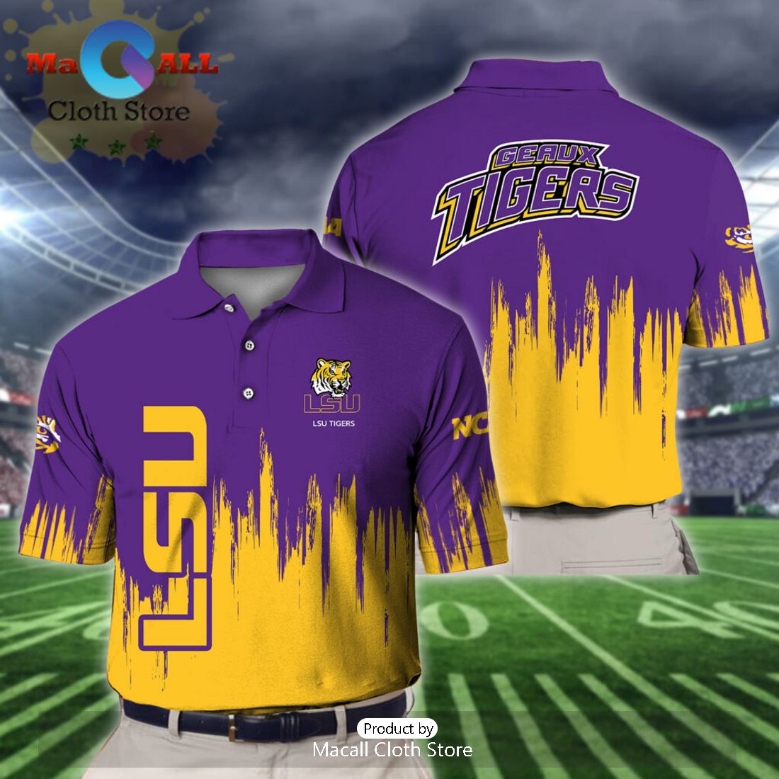 Lsu Tigers Polo Shirt