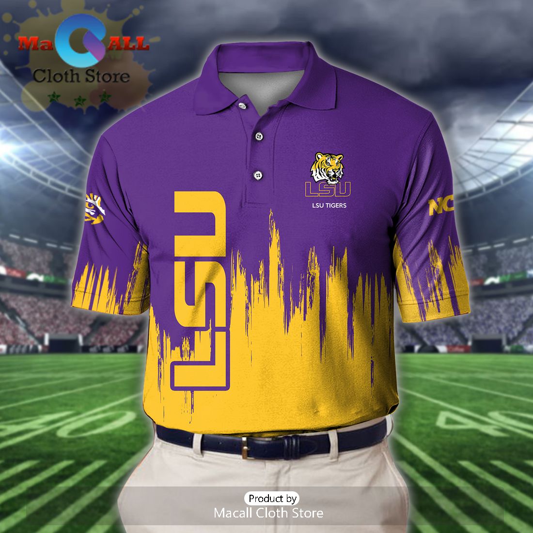 Lsu Tigers Polo Shirt
