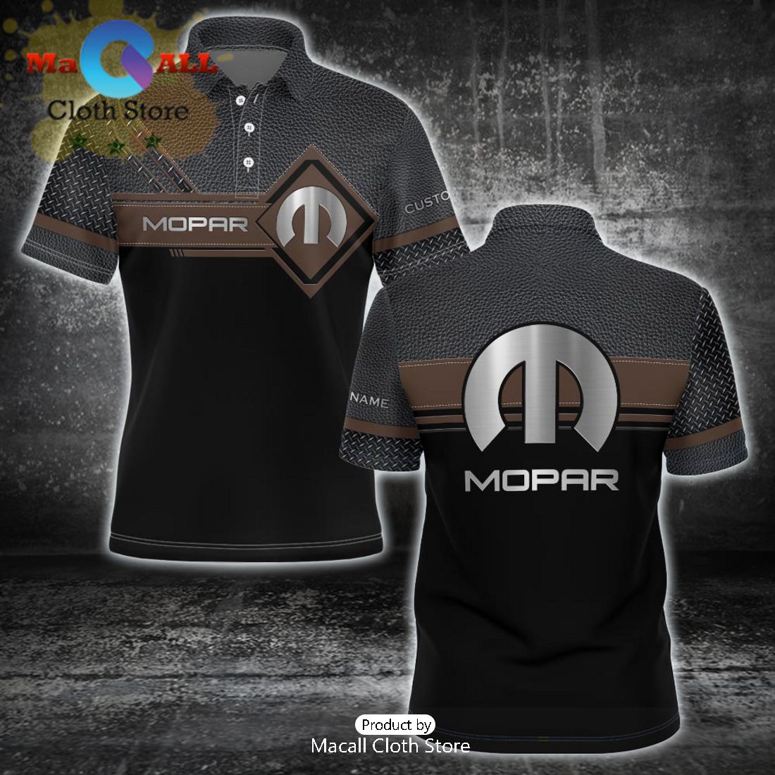 Luxury Mopar Polo Shirt - Macall Cloth Store - Destination for fashionistas