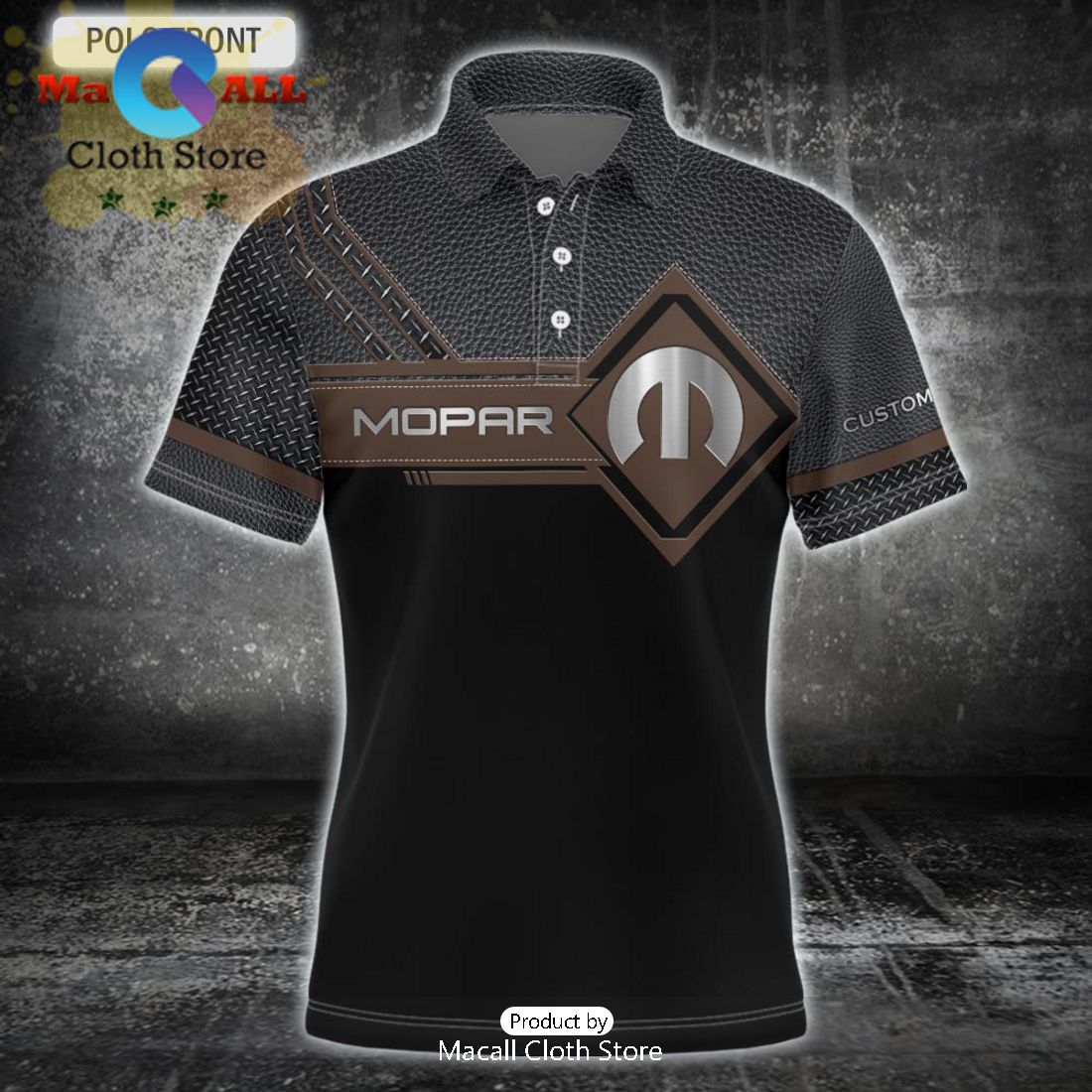 Luxury Mopar Polo Shirt - Macall Cloth Store - Destination for fashionistas