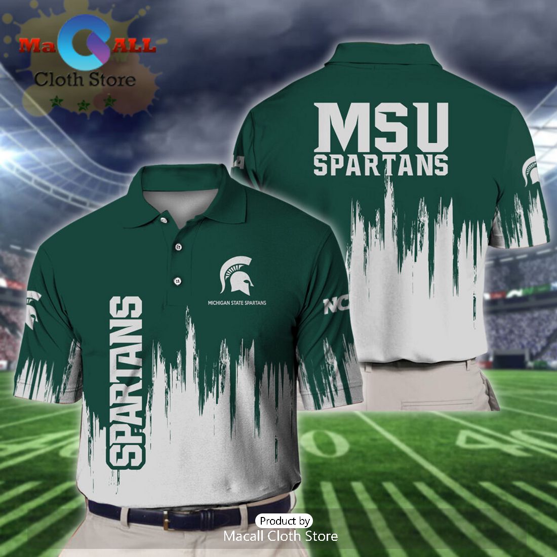 Michigan State Spartans Polo Shirt