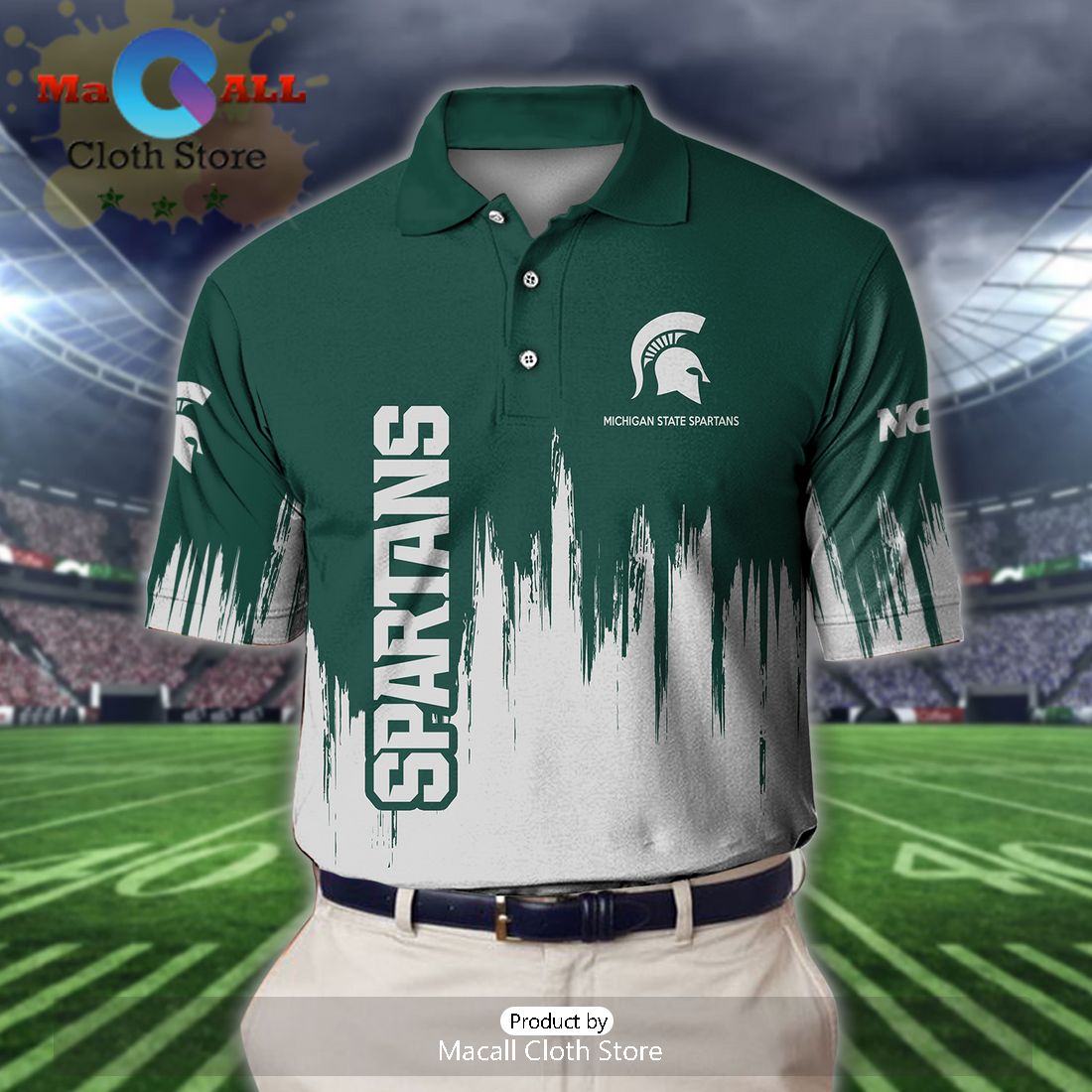 Michigan State Spartans Polo Shirt