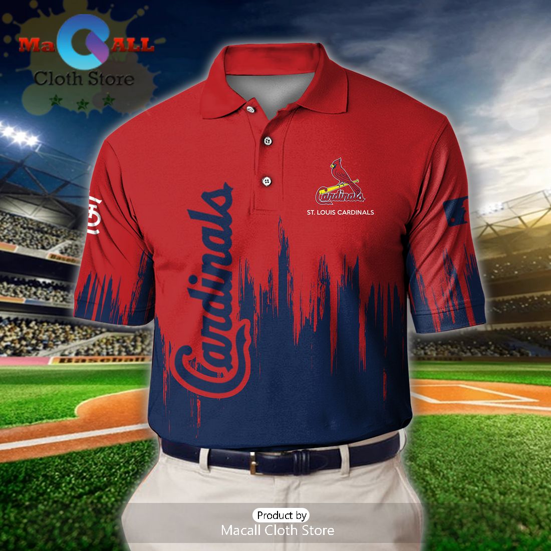 St Louis Cardinals Polo Shirt