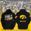 Iowa Hawkeyes 2024 NCAA Basketball Champion Yellow Hoodie