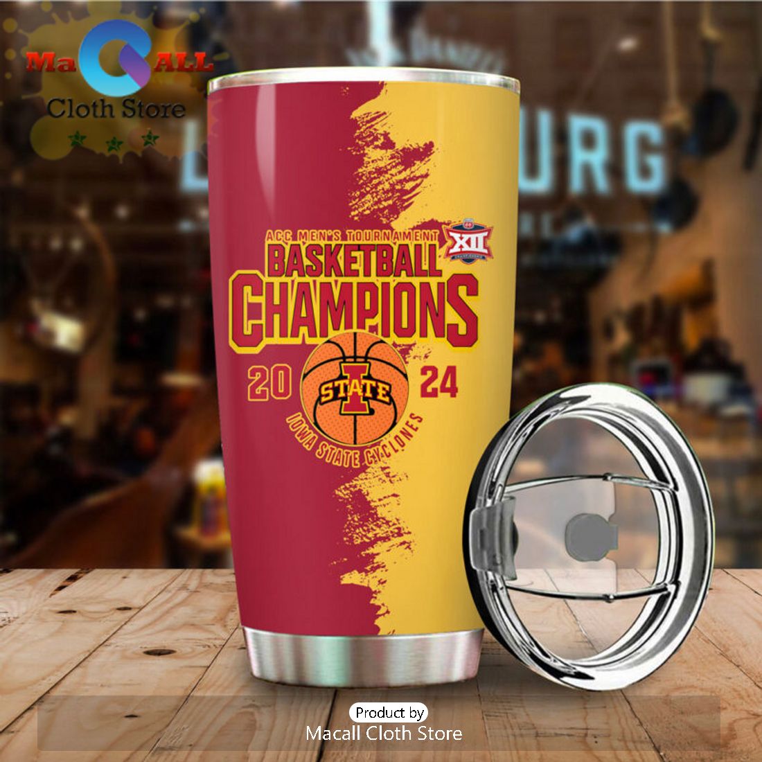 Iowa State Cyclones 2024 Men’s Basketball Tumbler Cup