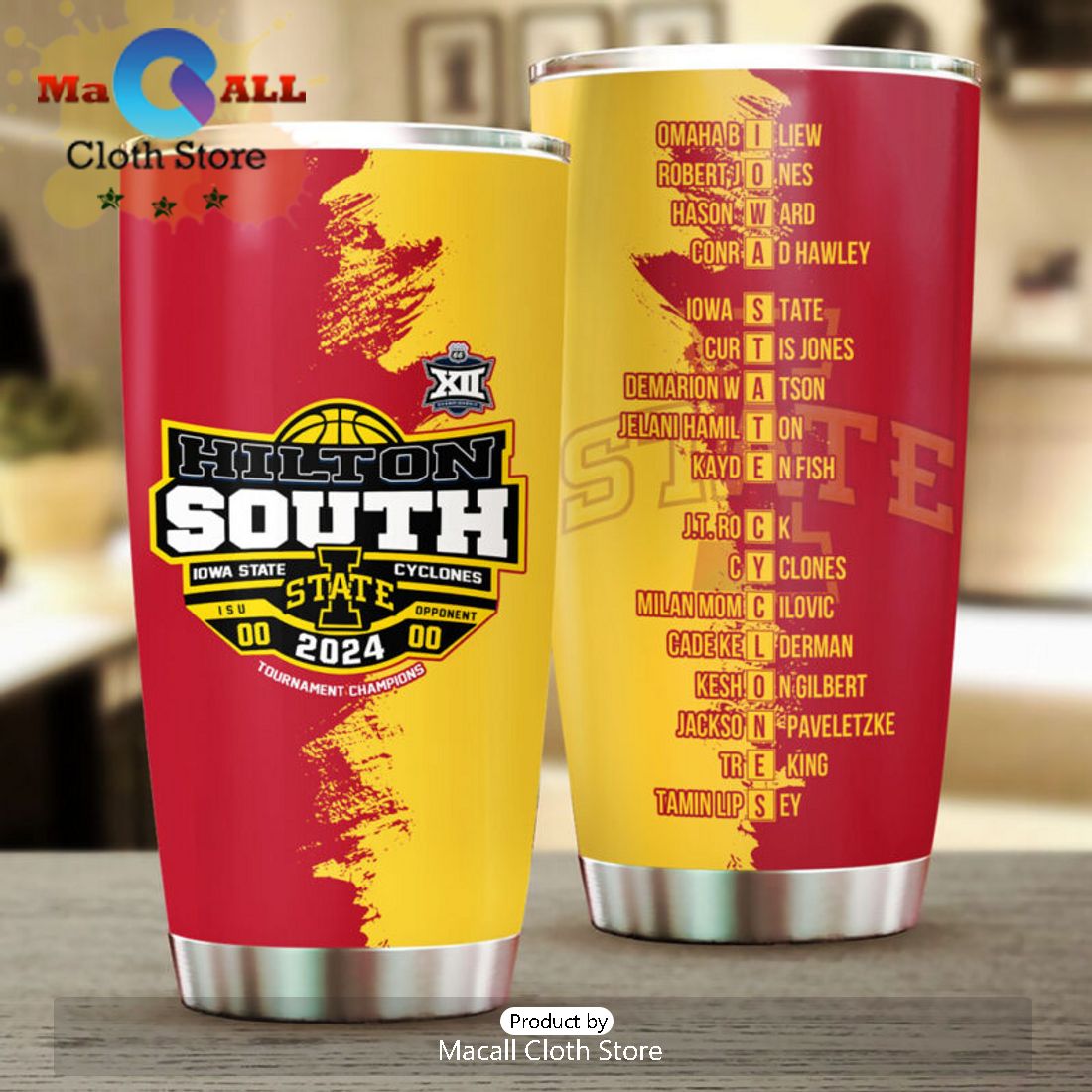 Iowa State Cyclones Hilton South State Tumbler Cup