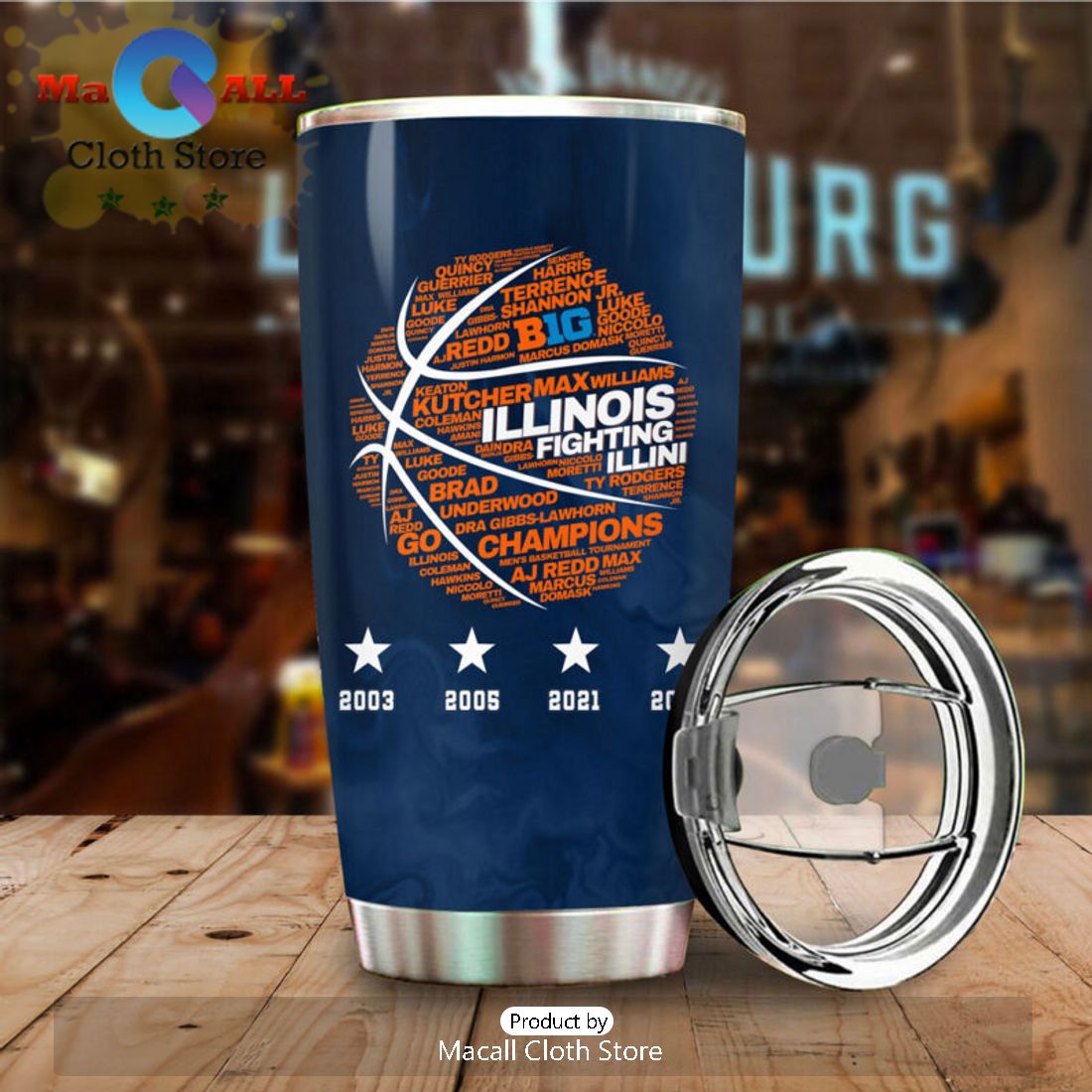 Limited Illinois Fighting Illini Men’s Basketball Tumbler Cup