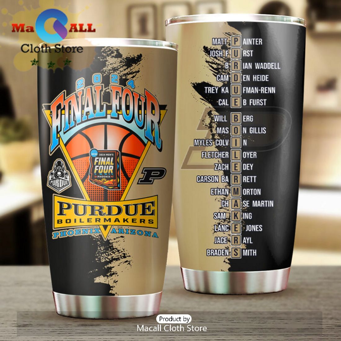 Men’s Basketball Purdue Boilermakers Tumbler Cup