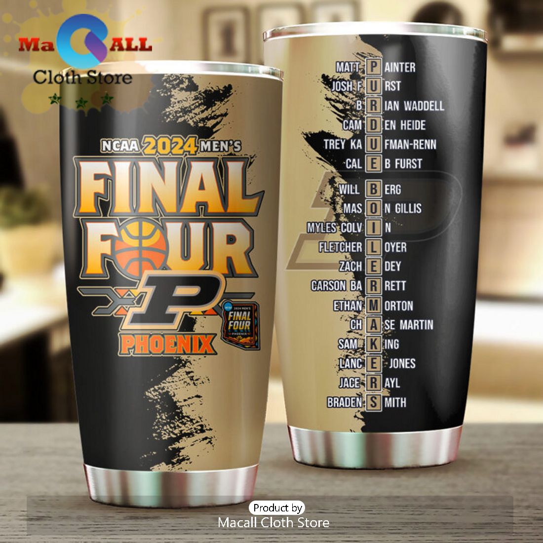 Purdue Boilermakers Men’s Basketball Tumbler Cup