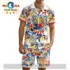 Custom Barrie Colts Hawaiian Shirt And Short Pant Using Mix Home Away Jersey