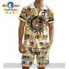 Custom Barrie Colts Hawaiian Shirt And Short Pant Using Mix Home Away Jersey