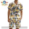 Custom Edmonton Oil Kings Hawaiian Shirt And Short Pant Using Mix Home Away Jersey