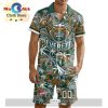 Custom Kamloops Blazers Hawaiian Shirt And Short Pant Using Home Jersey