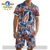 Custom Everett Silvertips Hawaiian Shirt And Short Pant Using Home Jersey