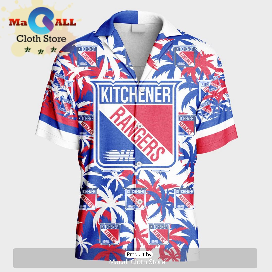 Custom Kitchener Rangers Hawaiian Shirt And Short Pant Using Mix Home Away Jersey