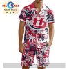 Custom London Knights Hawaiian Shirt And Short Pant Using Away Jersey