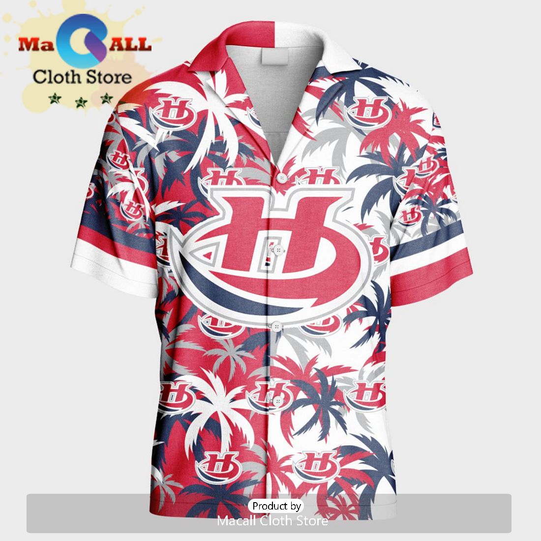 Custom Lethbridge Hurricanes Hawaiian Shirt And Short Pant Using Mix Home Away Jersey
