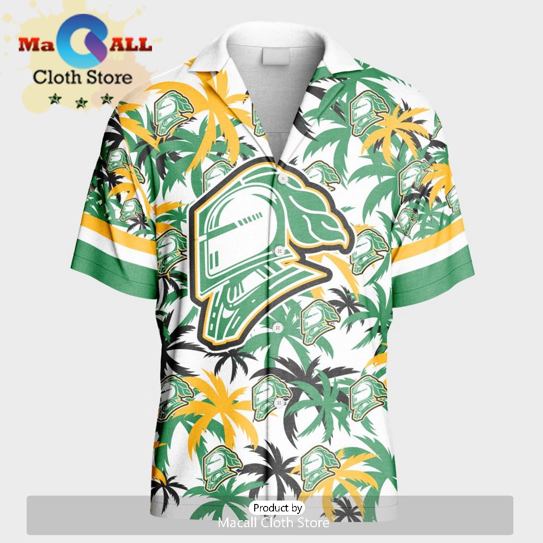 Custom London Knights Hawaiian Shirt And Short Pant Using Away Jersey