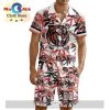 Custom Kelowna Rockets Hawaiian Shirt And Short Pant Using Mix Home Away Jersey