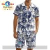 Custom Edmonton Oil Kings Hawaiian Shirt And Short Pant Using Away Jersey