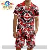 Custom Medicine Hat Tigers Hawaiian Shirt And Short Pant Using Mix Home Away Jersey