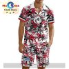 Custom Peterborough Petes Hawaiian Shirt And Short Pant Using Mix Home Away Jersey