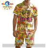 Custom Barrie Colts Hawaiian Shirt And Short Pant Using Home Jersey