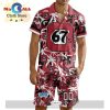 Custom Ottawa 67’s Hawaiian Shirt And Short Pant Using Away Jersey
