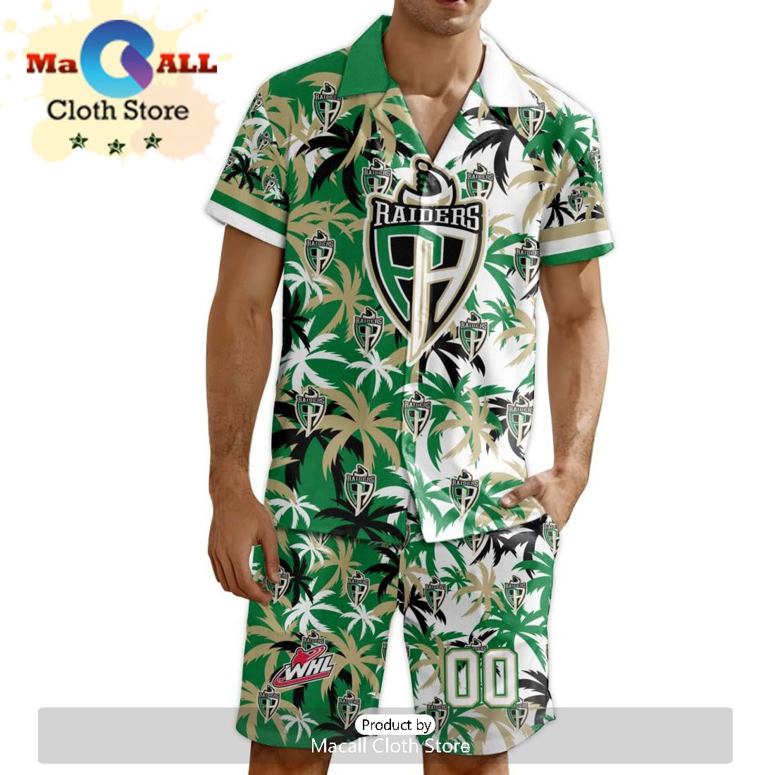 Custom Prince Albert Raiders Hawaiian Shirt And Short Pant Using Mix Home Away Jersey