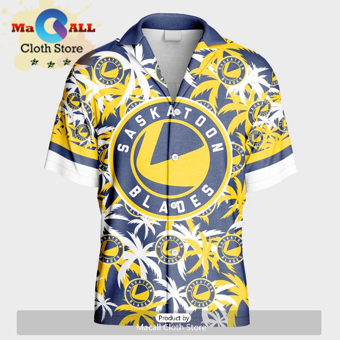 Custom Saskatoon Blades Hawaiian Shirt And Short Pant Using Home Jersey