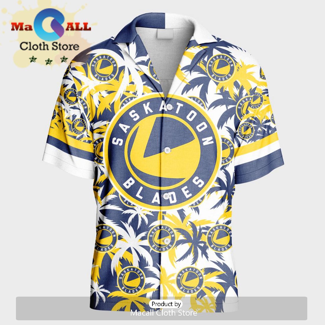 Custom Saskatoon Blades Hawaiian Shirt And Short Pant Using Mix Home Away Jersey