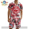 Custom Prince George Cougars Hawaiian Shirt And Short Pant Using Away Jersey