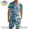 Custom Red Deer Rebels Hawaiian Shirt And Short Pant Using Mix Home Away Jersey